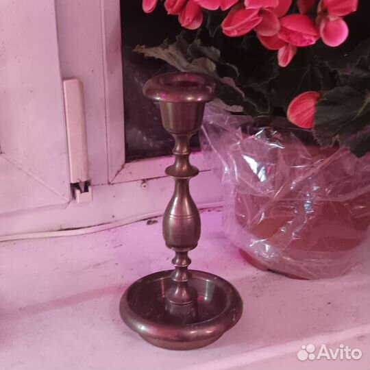 Подсвечник латунь бронза
