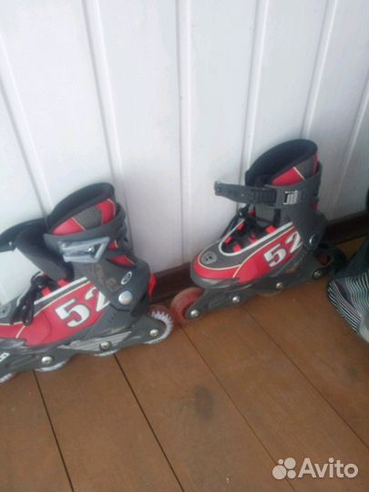 Роликовые коньки+полный комплект защиты + сумка