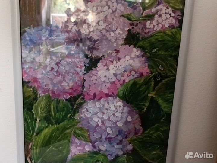 Картина маслом на холсте цветы