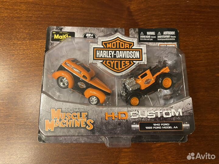 Машинки Maisto серия Muscle Machines (Harley) 1/64