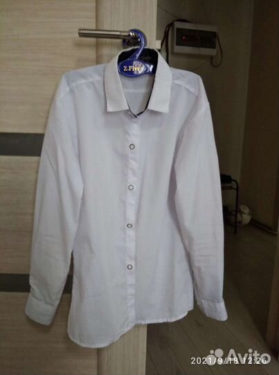 Детская рубашка белая