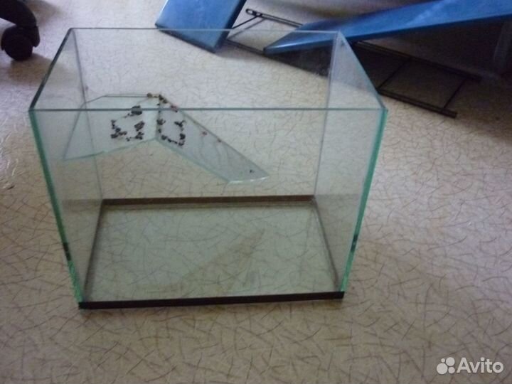 Аквариум маленький, 5-7 л., 28х17х23 см