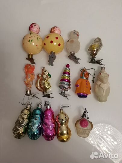 Елочные игрушки СССР