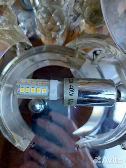 Люстра потолочная б/у