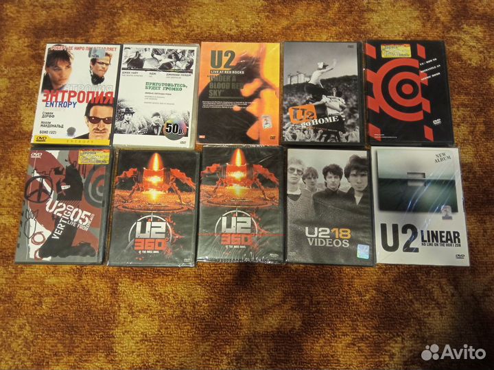 Группа U2 CD DVD диски