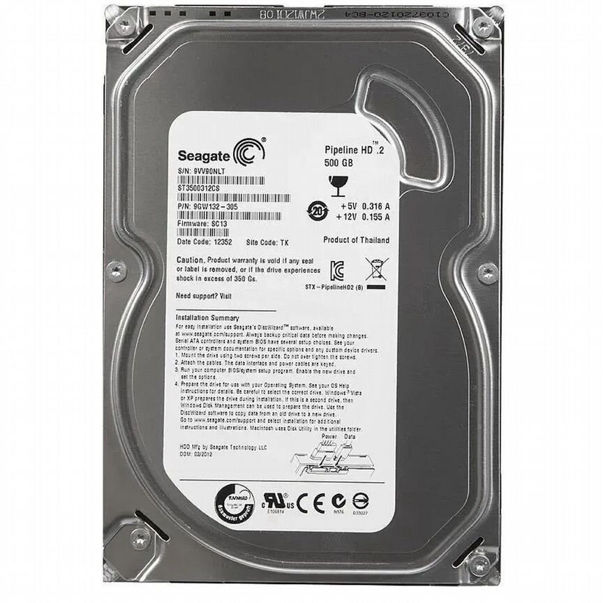 [ST3500312CS] Жесткий Диск Seagate 500gb St3500312cs