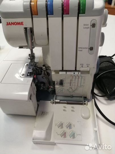 Оверлок Janome 744D бу