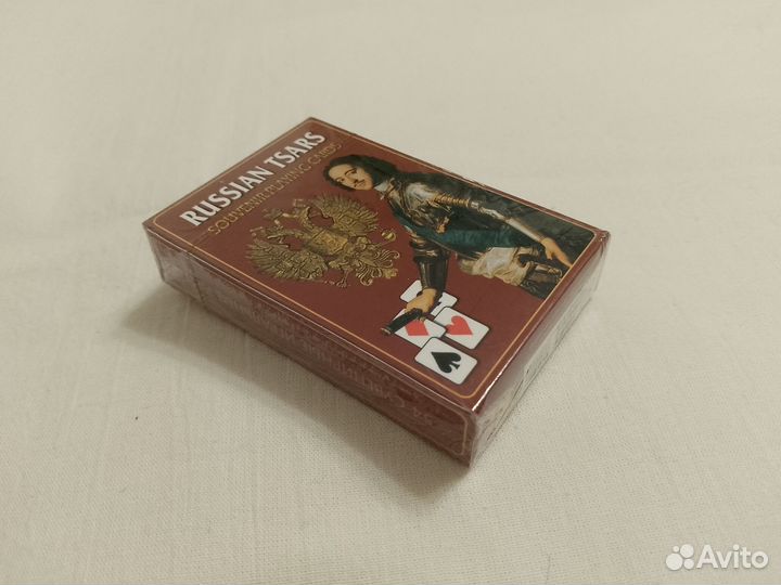 Карты игральные сувенирные Русские цари