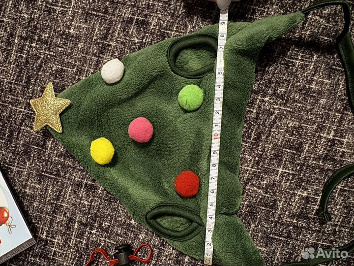 Шапочка новогодняя для собак