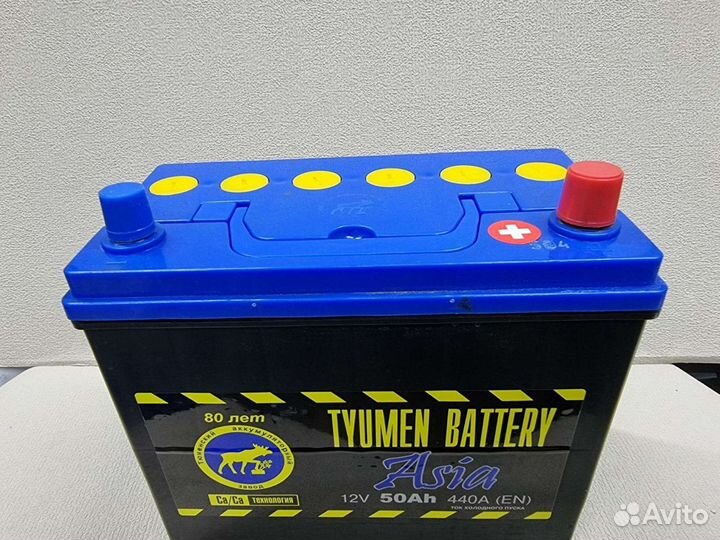 Аккумулятор Тюмень Азия 50а/ч о/п 440(EN)