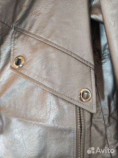 Женская кожаная куртка Lion King