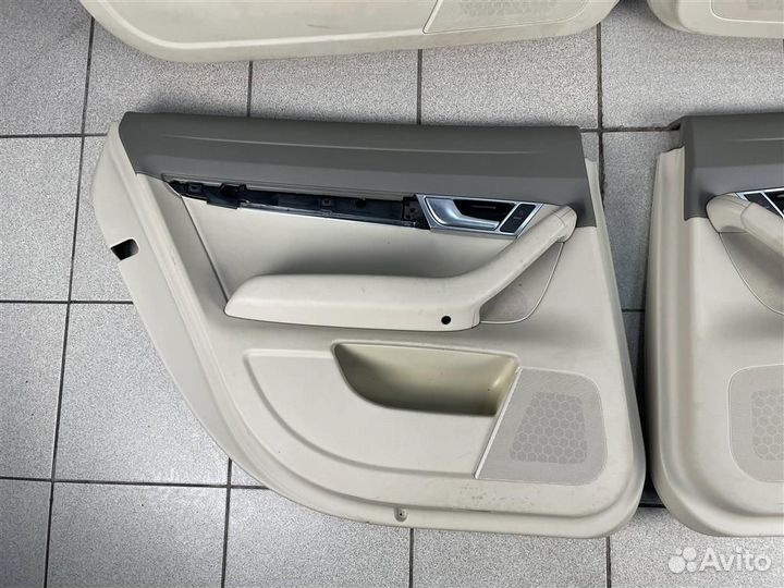 Дверные карты комплект Audi A6 (C6,4F) 2005-2011