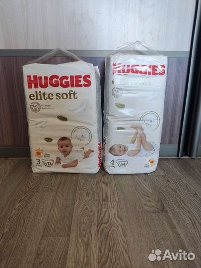 Подгузники хаггис элит софт
