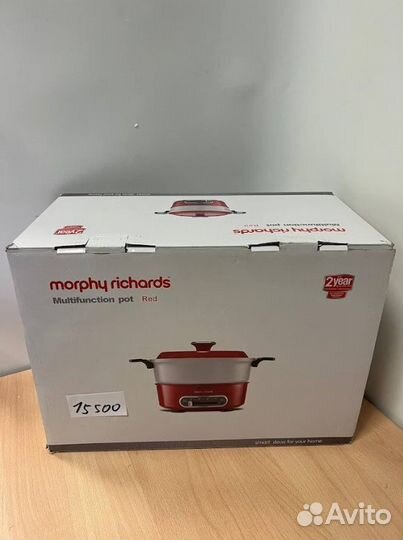Morphy Richards красная мультиварка 2 литра