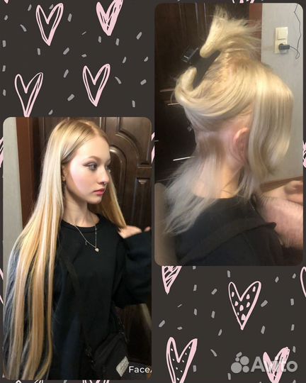 Модель на наращивание волос