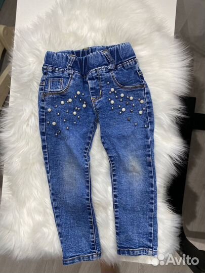 Джинсы для девочки 80 86