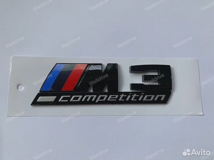 Шильд M3 Competition BMW 3 E46 глянец