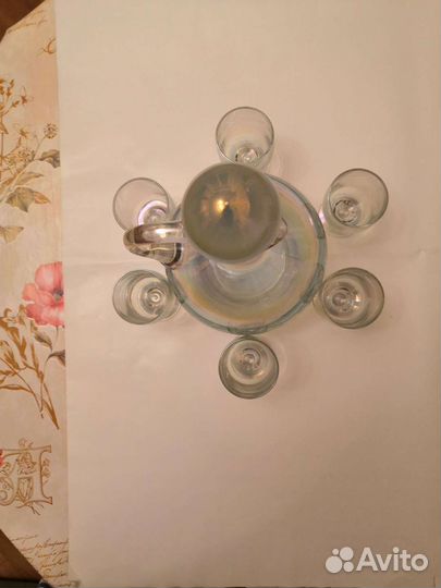 Графин с 6 рюмками новый