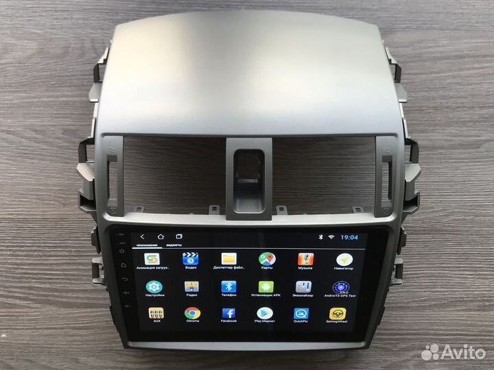 Магнитола Toyota Corolla E150 с внешним микрофоном