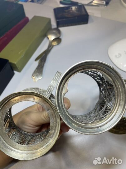 Подстаканник СССР скань