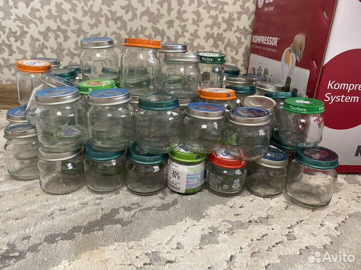 Баночки от детского питания чистые