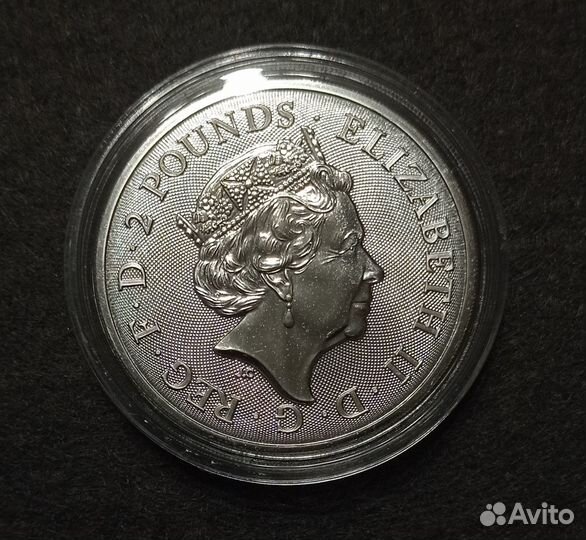 Монета 2023 Мифы и легенды Король Артур Серебро