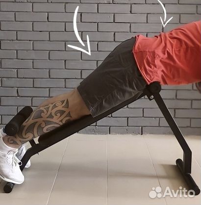 Тренажер гиперэкстензия пресс складная