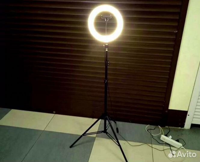 Кольцевая Лампа Для Селфи 26 См + Штатив 2 Метра