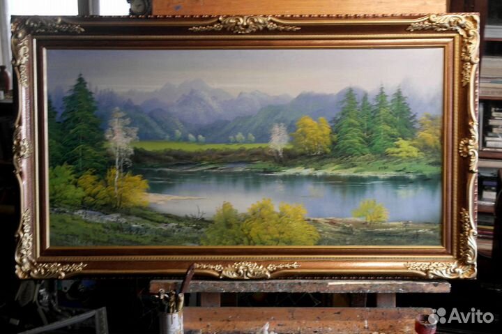 Большая авторская картина. х/м