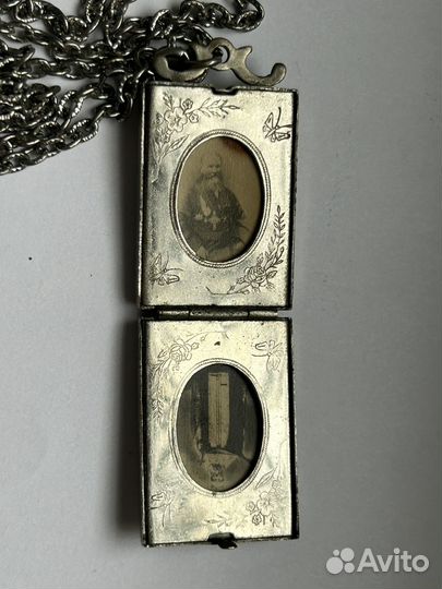 Кулон мощевик Иоаннъ Кронштадтский. 19 век