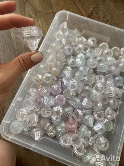 Контейнеры кристалл для блесток