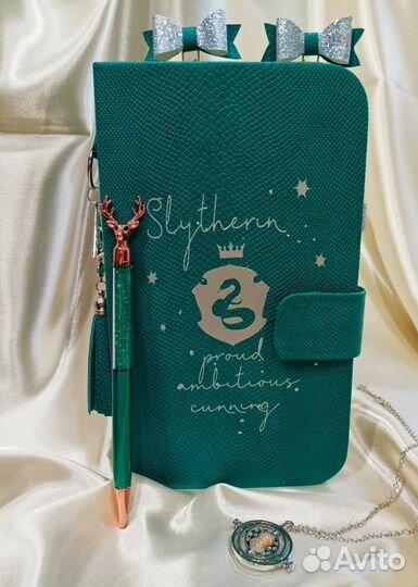 Ежедневник Слизерин Гарри Поттер ручная работа