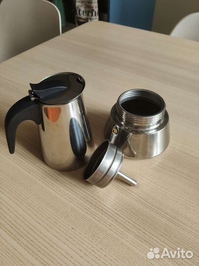 Гейзерная кофеварка индукционная