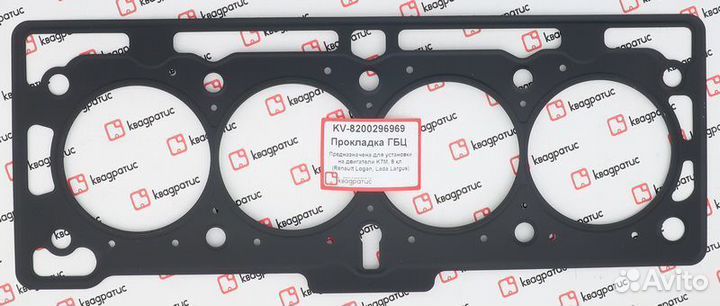Прокладка ГБЦ renault logan/sandero 1.4/1.6 K7M