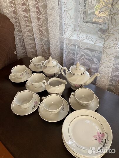 Столовый сервиз фарфор Рига СССР