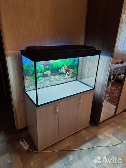 Аквариум 90х40х54 200 литров с крышкой