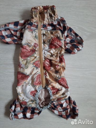 Дождевик для собак (такса)