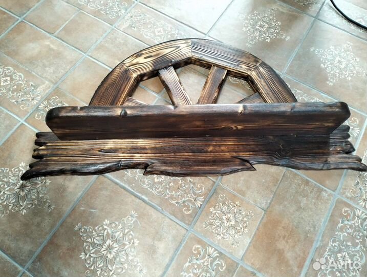 Полка настенная деревянная