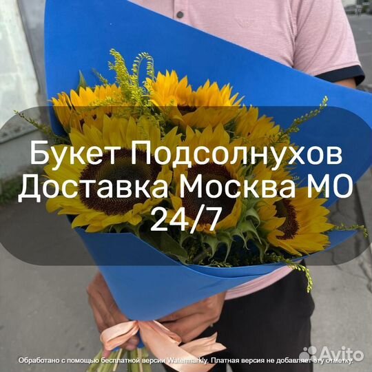 Цветы Подсолнухи Купить Москва