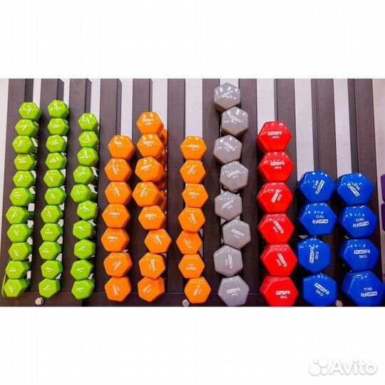 Гантель в виниловой оболочке profi-FIT 3 кг