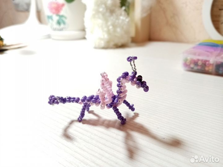 Дракон из бисера