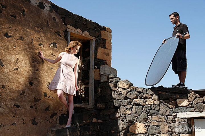 Отражатель Grifon GS 80см 2в1 серебро золотой