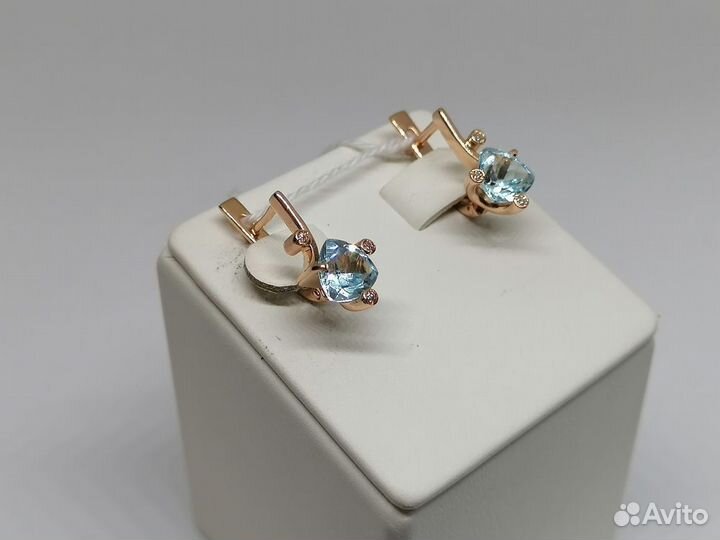 Серьги С камнями 585* (Заводской)