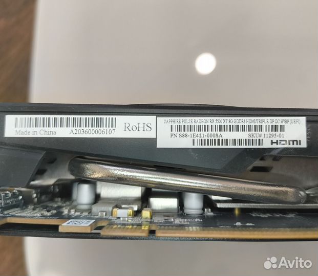 Видеокарта rx 5500 xt 8gb sapphire