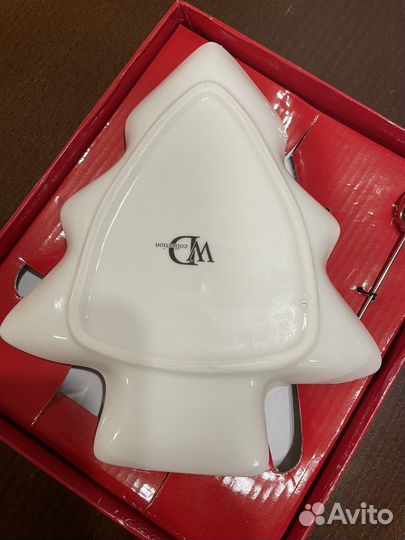 Тарелка новогодняя