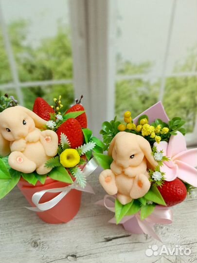 Букет из мыла ручной работы