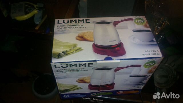 Турка электрическая, кофеварка новая