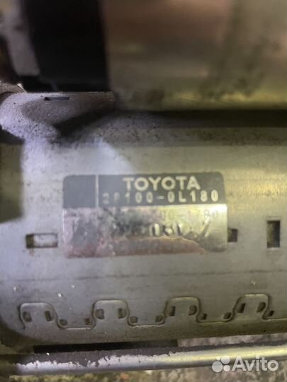 Стартер toyota