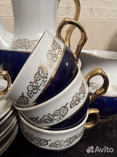 Сервиз кофейный Полонский фарф.завод СССР