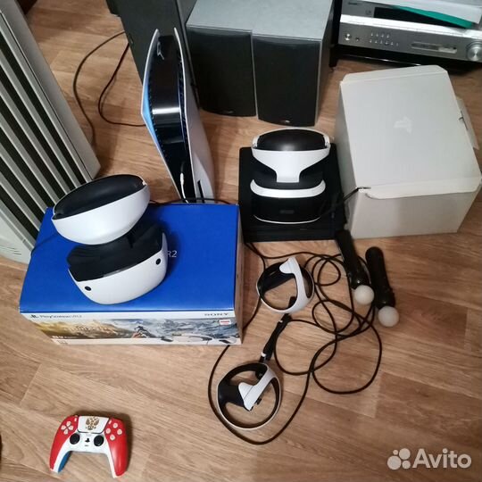 Шлем sony ps 5 vr2 с играми
